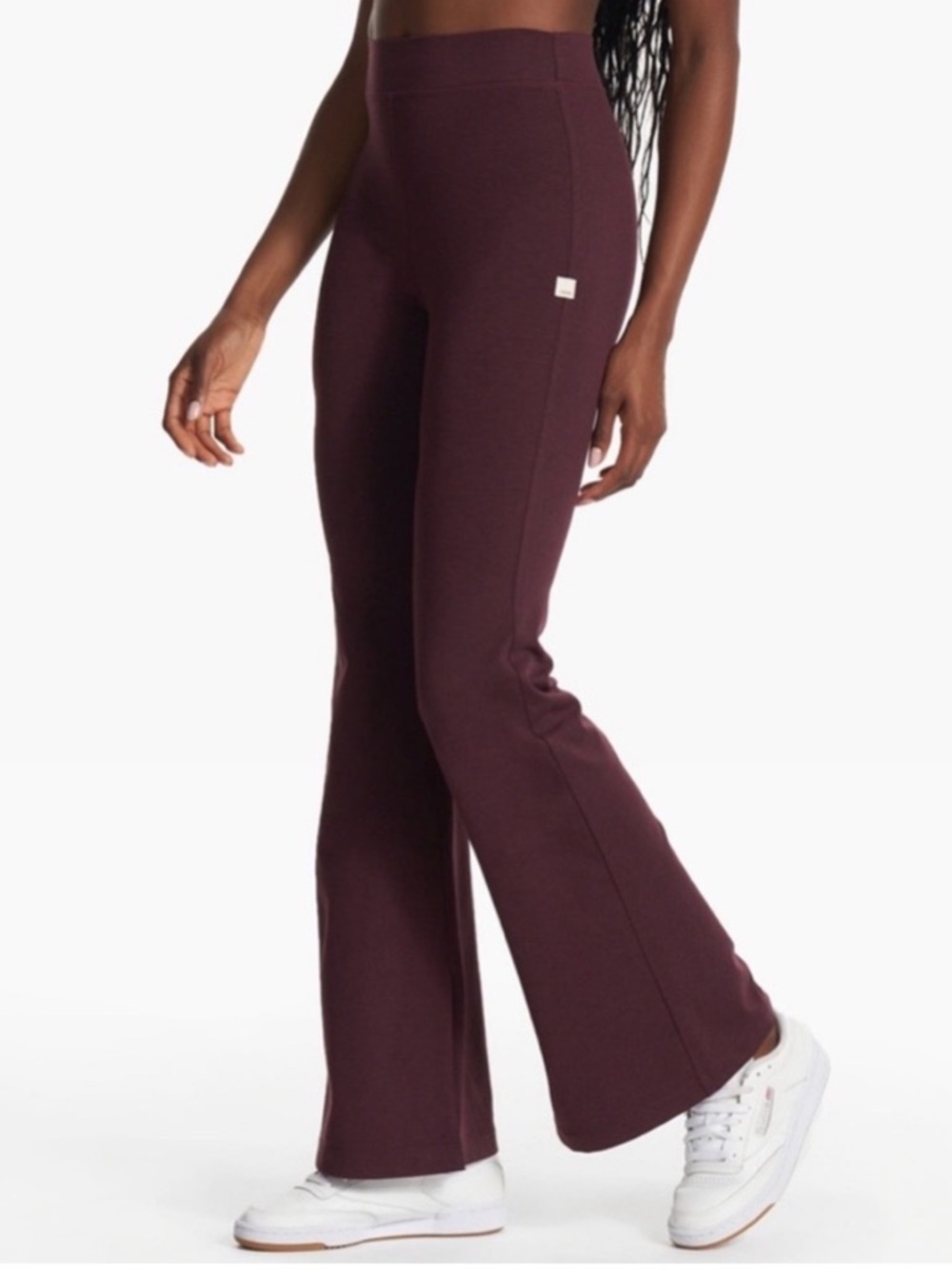 Granite High Waist Flare Cerise Heather Pants | Size S